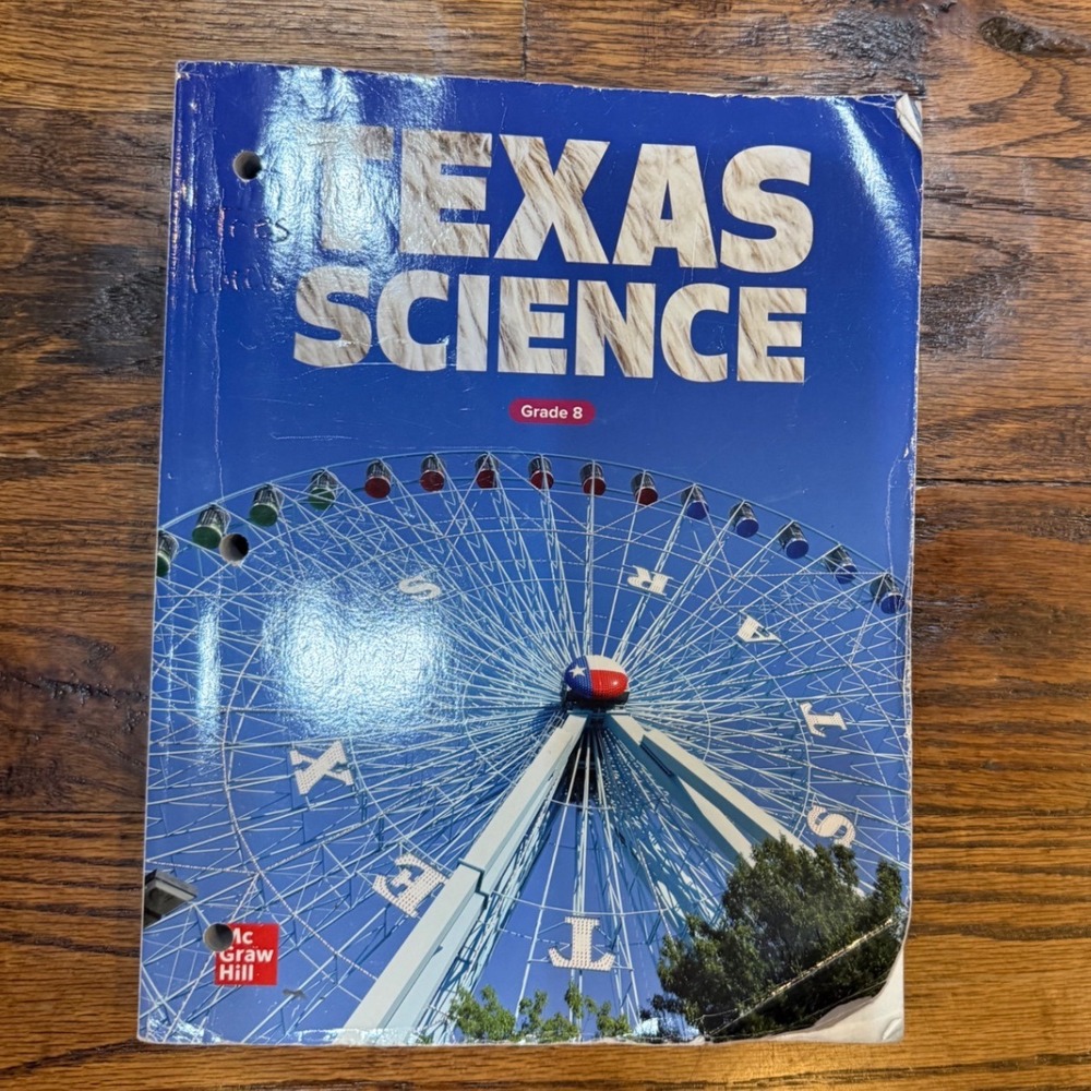 McGraw Hill TX Science Grade 8 Student Edition Workbook 9781265568641 Textbook